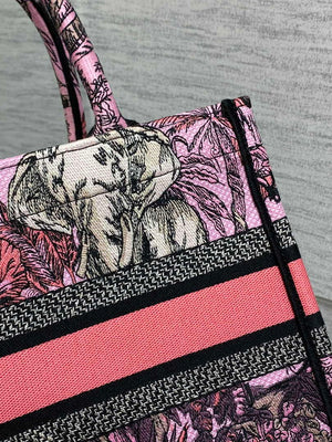 Dior M1265 Small Book Tote Toile de Jouy Sauvage Embroidery M9610 - Default Title - View 5