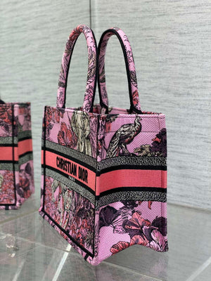 Dior M1265 Small Book Tote Toile de Jouy Sauvage Embroidery M9610 - Default Title - View 6