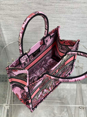 Dior M1265 Small Book Tote Toile de Jouy Sauvage Embroidery M9610 - Default Title - View 8