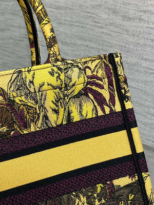 Dior M1265 Small Book Tote Toile de Jouy Sauvage Embroidery M9611 - Default Title - View 5
