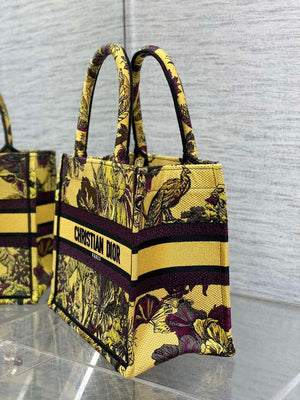 Dior M1265 Small Book Tote Toile de Jouy Sauvage Embroidery M9611 - Default Title - View 6