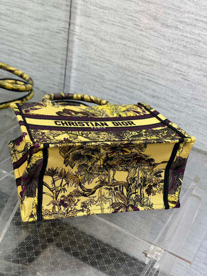 Dior M1265 Small Book Tote Toile de Jouy Sauvage Embroidery M9611 - Default Title - View 7