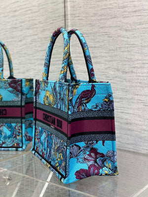 Dior M1265 Small Book Tote Toile de Jouy Sauvage Embroidery M9612 - Default Title - View 6