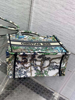 Dior M1265 Small Book Tote Toile de Jouy Sauvage Embroidery M9613 - Default Title - View 7