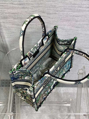 Dior M1265 Small Book Tote Toile de Jouy Sauvage Embroidery M9613 - Default Title - View 8
