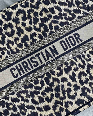 Dior M1286 Large Book Tote Beige Mizza Multicolor Embroidery - Default Title - View 3