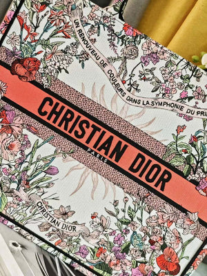Dior M1286 Large Book Tote Toile de Jouy Embroidery M1105 - Default Title - View 4