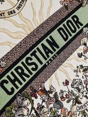 Dior M1286 Large Book Tote Toile de Jouy Embroidery M1106 - Default Title - View 5