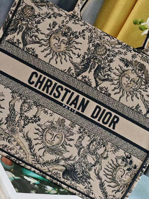 Dior M1286 Large Book Tote Toile de Jouy Embroidery M1109 - Default Title - View 4