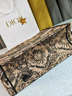 Dior M1286 Large Book Tote Toile de Jouy Embroidery M1109 - Default Title - View 8