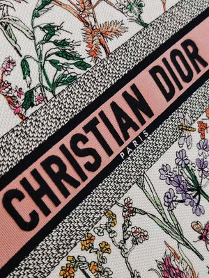 Dior M1286 Large Book Tote Toile de Jouy Embroidery M1111 - Default Title - View 5