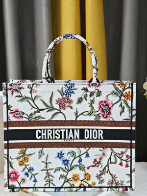 Dior M1286 Large Book Tote Toile de Jouy Embroidery M1115 - Default Title - View 6