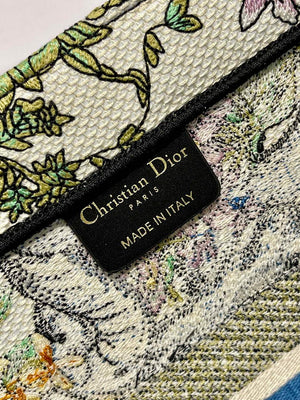 Dior M1296 Medium Book Tote Latte D-Constellation Embroidery Beige - Default Title - View 9