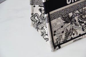 Dior M1296 Medium Book Tote Toile de Jouy Zodiac latte embroidery - Default Title - View 5
