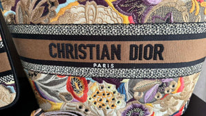 Dior M1328 Hat Basket Bag Multicolor Le Coeur des Papillons Embroider - Default Title - View 2