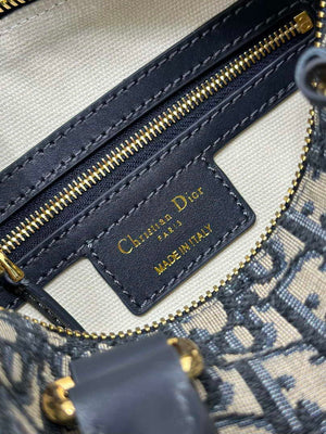 Dior Groove 20 Bag Blue Dior Oblique Jacquard M1364 - Default Title - View 9