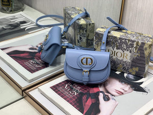 Dior M2278 Mini Bobby bag Blue Box Calfskin - Default Title - View 5