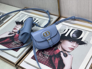 Dior M2278 Mini Bobby bag Blue Box Calfskin - Default Title - View 7