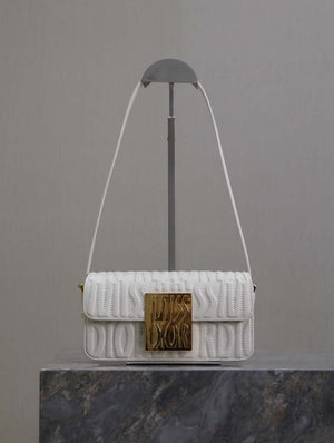 Dior M2610UBOS_M900 White Quilted Miss Dior Allover Calfskin - Default Title - View 1