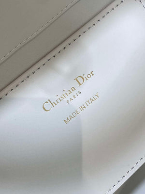 Dior M2835 Small Dior Toujours Vertical Tote Bag White Macrocannage Calfskin - Default Title - View 9