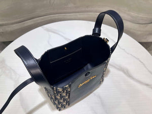 Dior M2840 Blue Dior Oblique Jacquard and Smooth Calfskin - Default Title - View 8