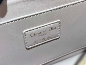 Dior M4402 Medium Dior Ange Bag Pink Macrocannage Calfskin - Default Title - View 9