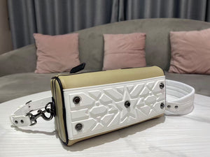 Dior M6202 Medium Vibe Zip Bowling Bag Apricot - Default Title - View 5