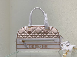 Dior M6202 Medium Vibe Zip Bowling Bag Gold - Default Title - View 2