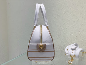 Dior M6202 Medium Vibe Zip Bowling Bag Gold - Default Title - View 4