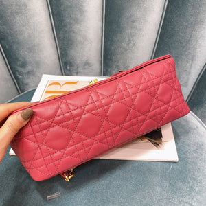 Dior Medium Caro Bag Calfskin M9242 Red - Default Title - View 6