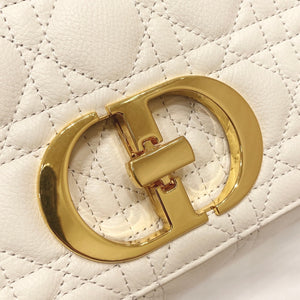 Dior Medium Caro Bag Calfskin M9242 White - Default Title - View 7