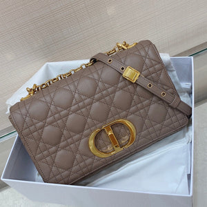 Dior Medium Caro Bag Calfskin M9242 Kakhi - Default Title - View 2