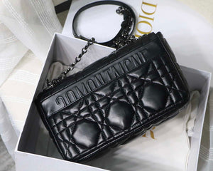 Dior M9242 Medium Quilted Macrocannage Calfskin Black - Default Title - View 4