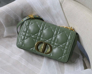 Dior M9242 Medium Quilted Macrocannage Calfskin Green - Default Title - View 1