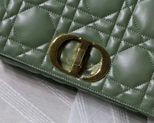Dior M9243 Large Quilted Macrocannage Calfskin Green - Default Title - View 2