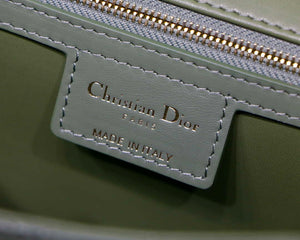 Dior M9243 Large Quilted Macrocannage Calfskin Green - Default Title - View 9
