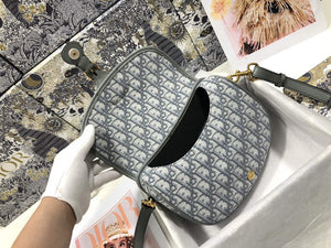 Dior M9317 Dior Bobby Medium Crossbody Bag Oblique Jacquard Light Green - Default Title - View 7