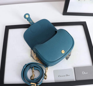Dior M9317 Small bobby bag Blue Grained Calfskin - Default Title - View 7