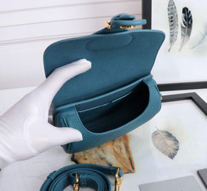 Dior M9317 Small bobby bag Blue Grained Calfskin - Default Title - View 8