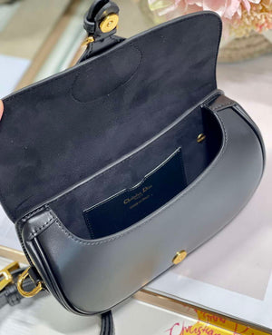 Dior M9317S Crossbody Small Bobby EAST-WEST Bag Smooth Calfskin Black - Default Title - View 7