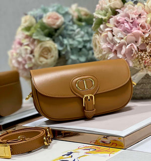 Dior M9317S Crossbody Small Bobby EAST-WEST Bag Smooth Calfskin Brown - Default Title - View 2
