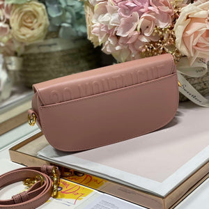 Dior M9317S Crossbody Small Bobby EAST-WEST Bag Smooth Calfskin Pink - Default Title - View 3