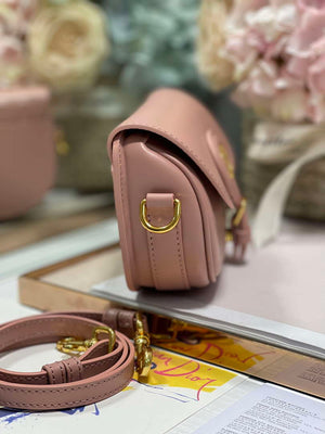 Dior M9317S Crossbody Small Bobby EAST-WEST Bag Smooth Calfskin Pink - Default Title - View 5