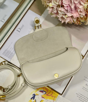 Dior M9317S Crossbody Small Bobby EAST-WEST Bag Smooth Calfskin White - Default Title - View 8