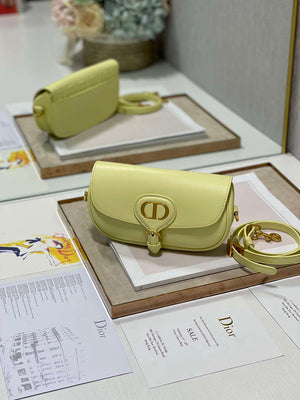 Dior M9317S Crossbody Small Bobby EAST-WEST Bag Smooth Calfskin Yellow - Default Title - View 3