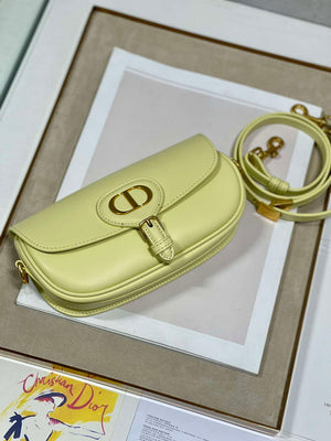 Dior M9317S Crossbody Small Bobby EAST-WEST Bag Smooth Calfskin Yellow - Default Title - View 5