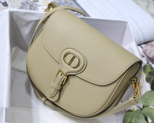 Dior M9319 Medium Bobby Bag Beige Grained Calfskin - Default Title - View 1
