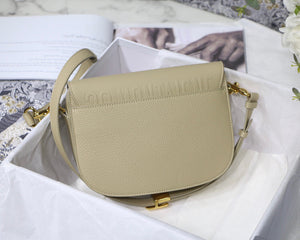 Dior M9319 Medium Bobby Bag Beige Grained Calfskin - Default Title - View 5