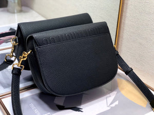 Dior M9319 Medium Bobby Bag Black Grained Calfskin - Default Title - View 4