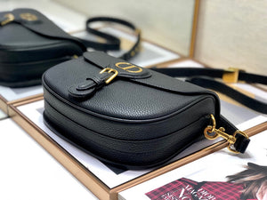 Dior M9319 Medium Bobby Bag Black Grained Calfskin - Default Title - View 8